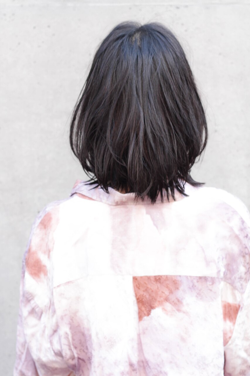 【NORA Journey】落とせる黒染めのボブ