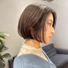 お洒落クールショートボブ@gien_miduki