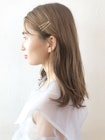 センタータイトアレンジ_クールショートピンクベージュ_37689