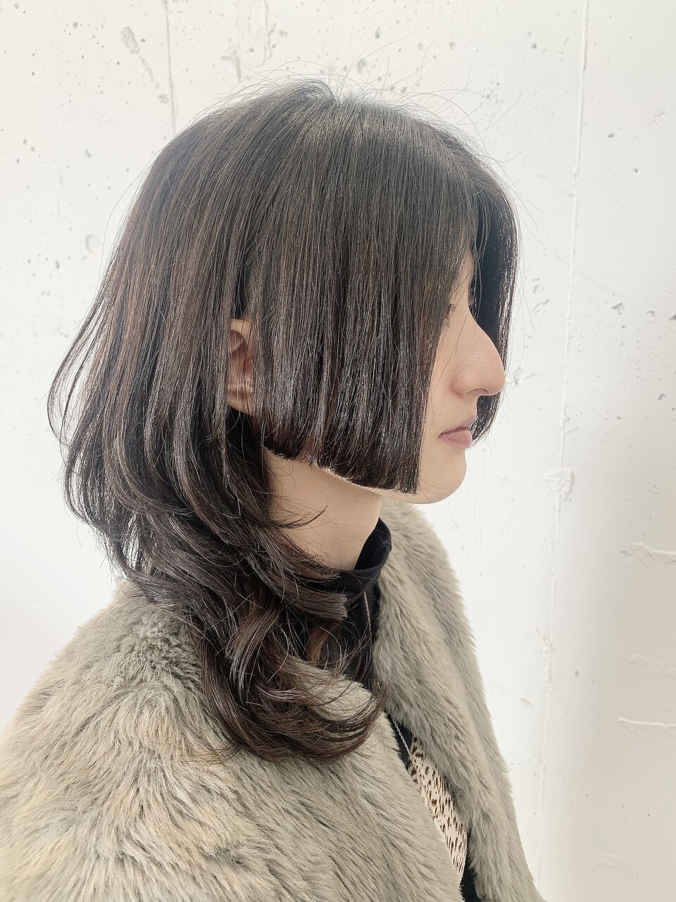 ボブ×ウルフカット