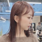 透明感カラー ピンクブラウン 暖色カラー モテ髪カタログ モーヴ
