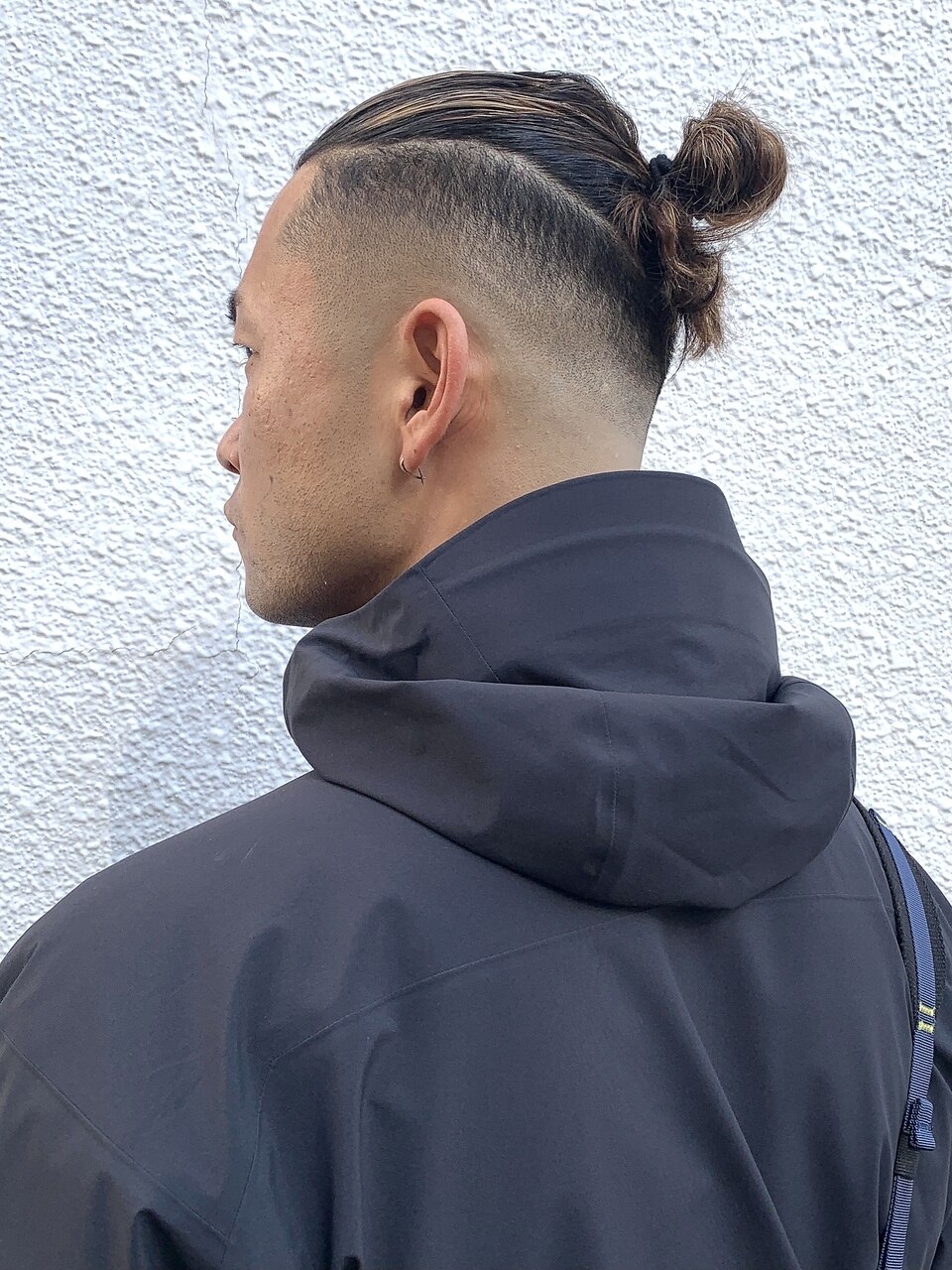 マンバンサイドグラデーションバーバーカットバーバー