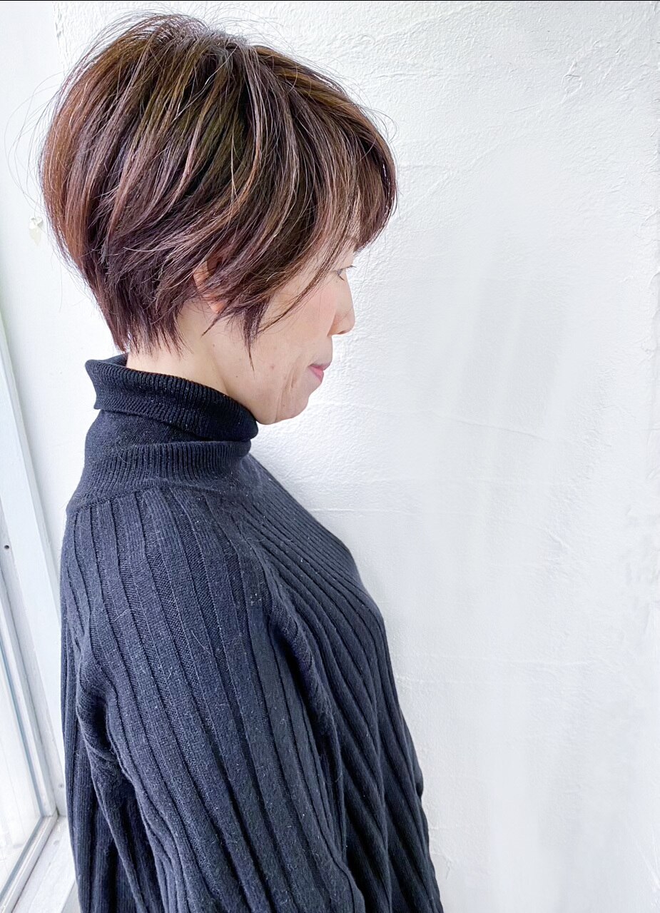 30代40代50代にオススメ大人可愛いくびれショートby柴立吉之助