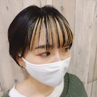 イエロー×バングカラー