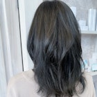 福山市ヘアカラー人気Caaryカーキグレージュ/オリーブアッシュ