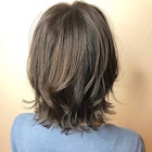 切りっぱなしウルフボブ 酸熱 髪質改善 ブルーアッシュ