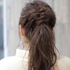 「磯野真由美」小顔ゆるふわアレンジ×ポニーテール