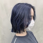 *sun ぽてっとグランジボブ ネイビーブルーカラー