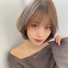 小顔効果のひし形ショートミディ