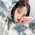 【早瀬忍 梅田中津】ダークパープル×ナチュラルボブ