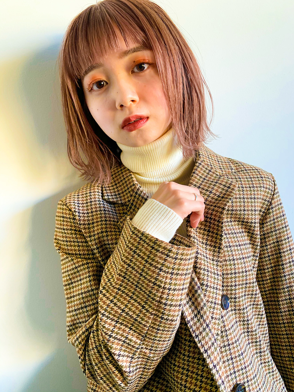 やわらかオシャレピンクベージュ　○堀越太真樹