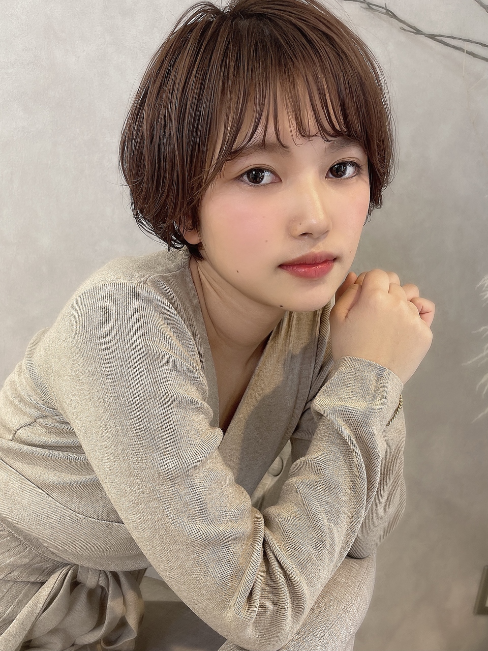 【AMANI.表参道】30代40代大人可愛い/ショートパーマ/バイカラー
