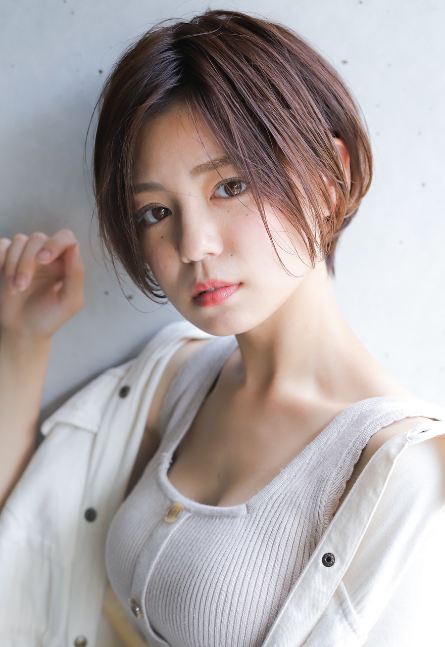 20代30代40代50代ひし形デジタルパーマエアリーミディ黒髪