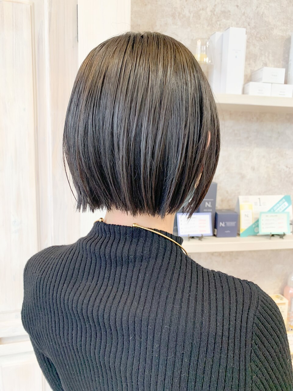 福山市人気Caary 可愛いミニボブ＋ぱっつんバング