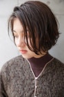 20代30代40代50代ひし形デジタルパーマエアリーミディ黒髪