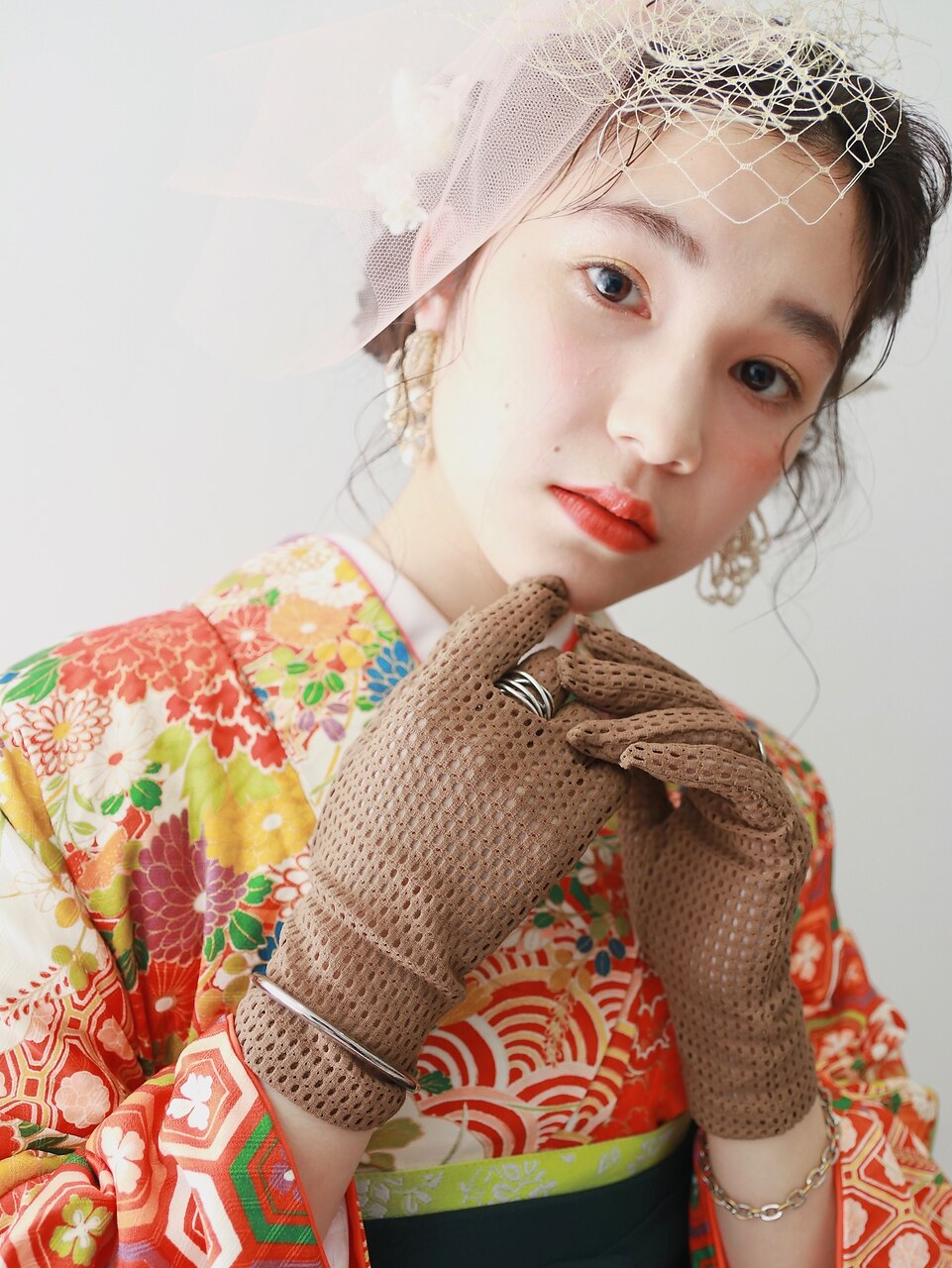 22年 着物に似合う前髪って レングス別 形別で作るおしゃ見えヘアアレンジ ホットペッパービューティーマガジン