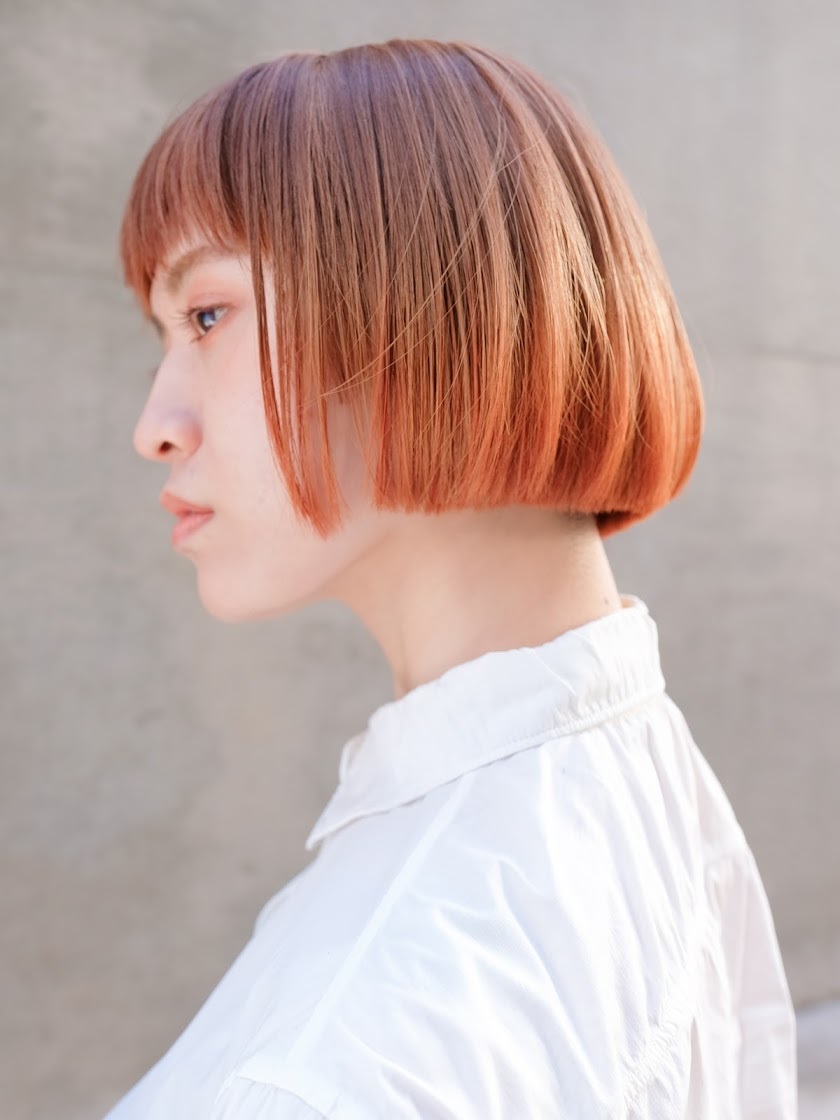 お洒落なミニボブスタイル