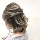 卒業式 成人式 結婚式 ヘアセット ハーフアップ☆