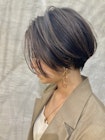 20代30代40代丸みくびれ前下がりショートボブ大人ショート
