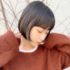 インナーカラーbob/シースルー前髪【EIZO 松下】