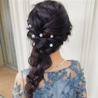 サイド編みおろしスタイル