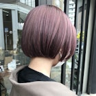 ブリーチ☆ボブ ピンクグレー ピンクベージュ 担当山中
