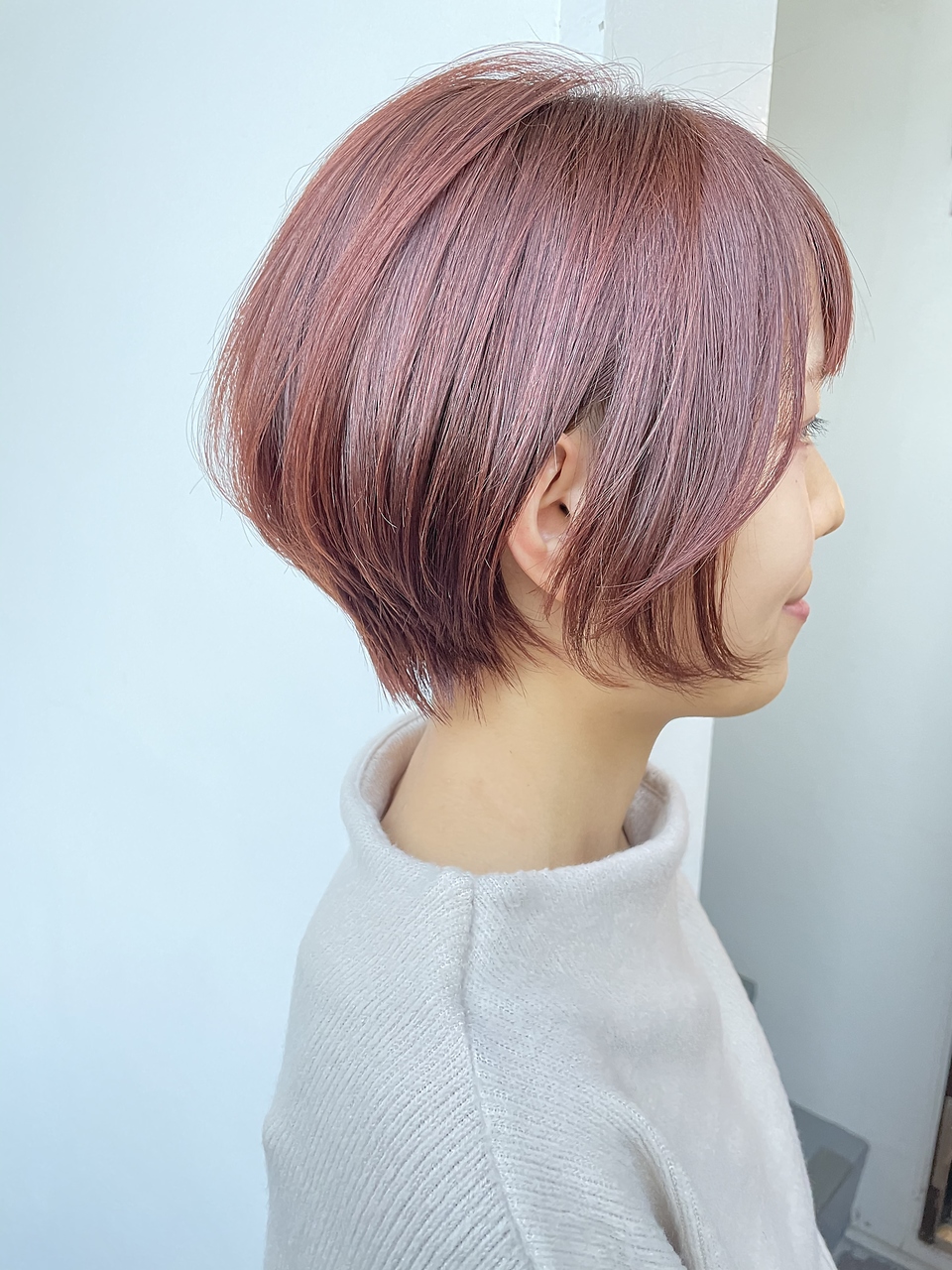 ピンクベージュカラーで旬カラーに ブリーチなしでもきれいに染まる いいとこ取りヘアカラー ホットペッパービューティーマガジン