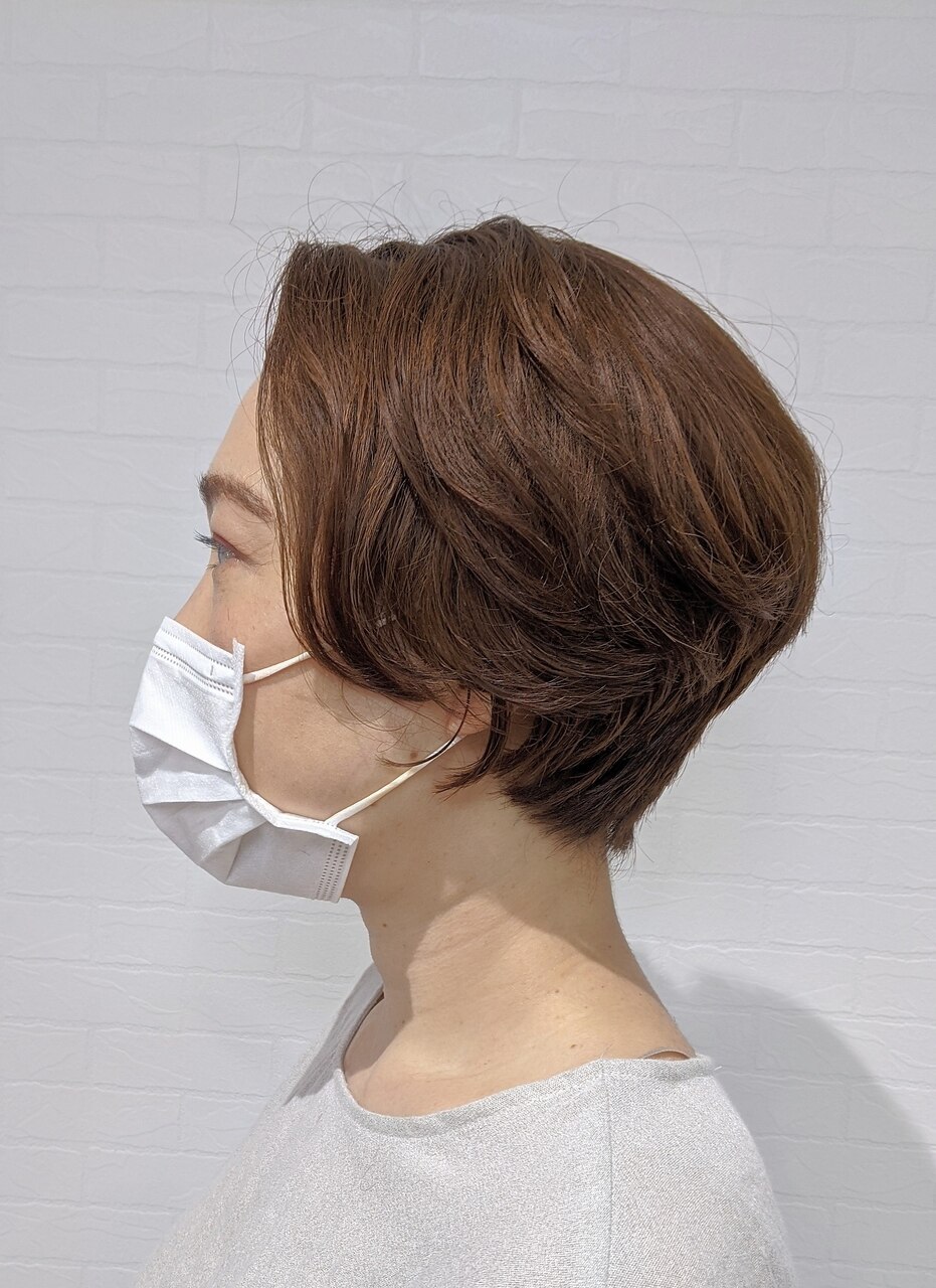 オトナショートボブ☆ちょっと刈り上げ☆オトナ女性