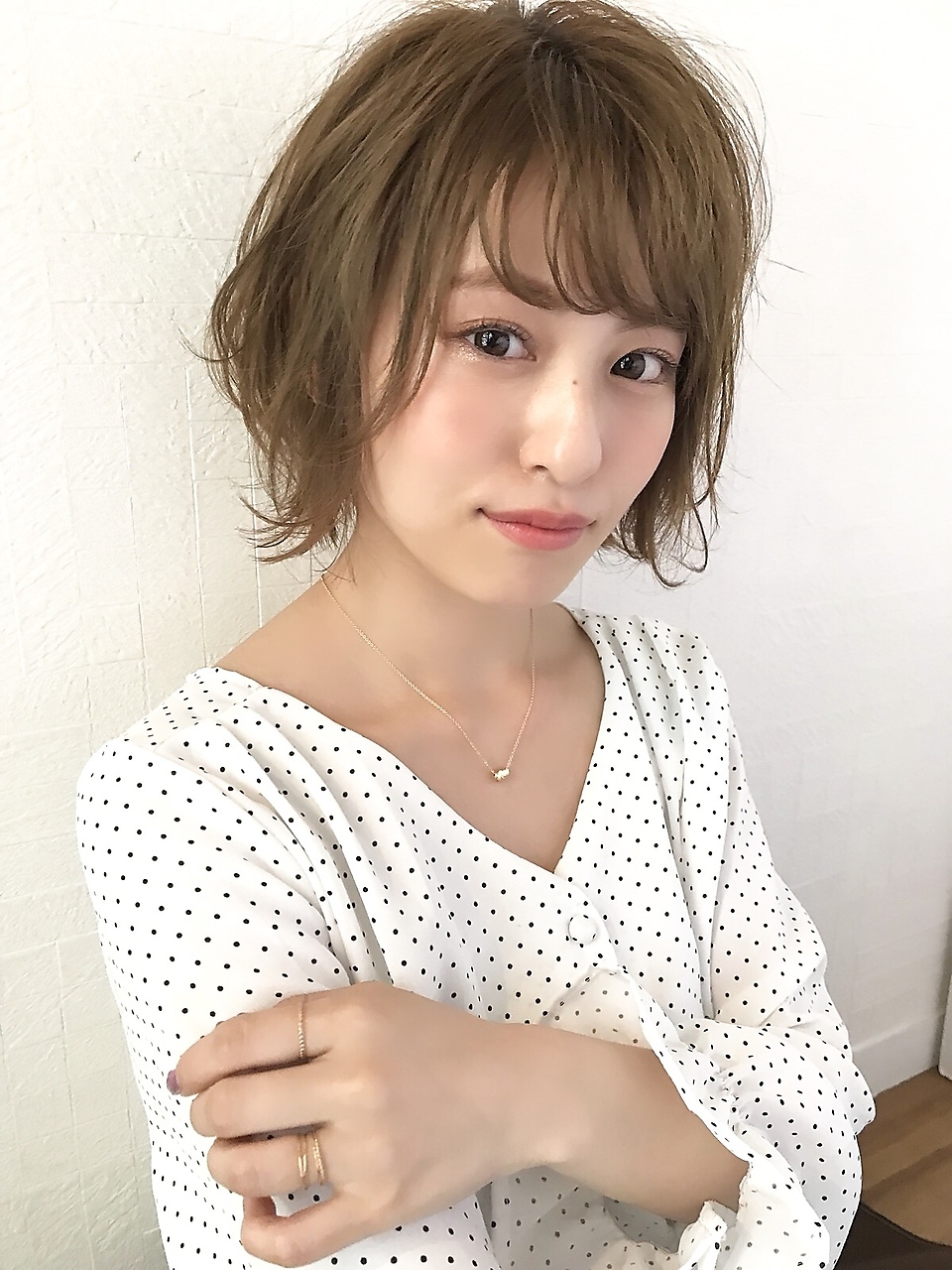 【サングース東海林】無造作カールが可愛い丸みショートマッシュ