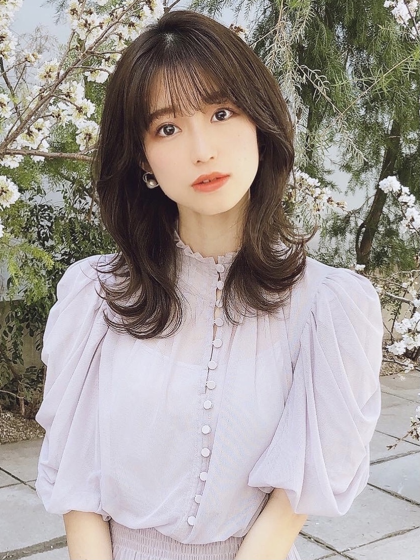 RIKA大人カワイイ王道韓国風レイヤースタイル