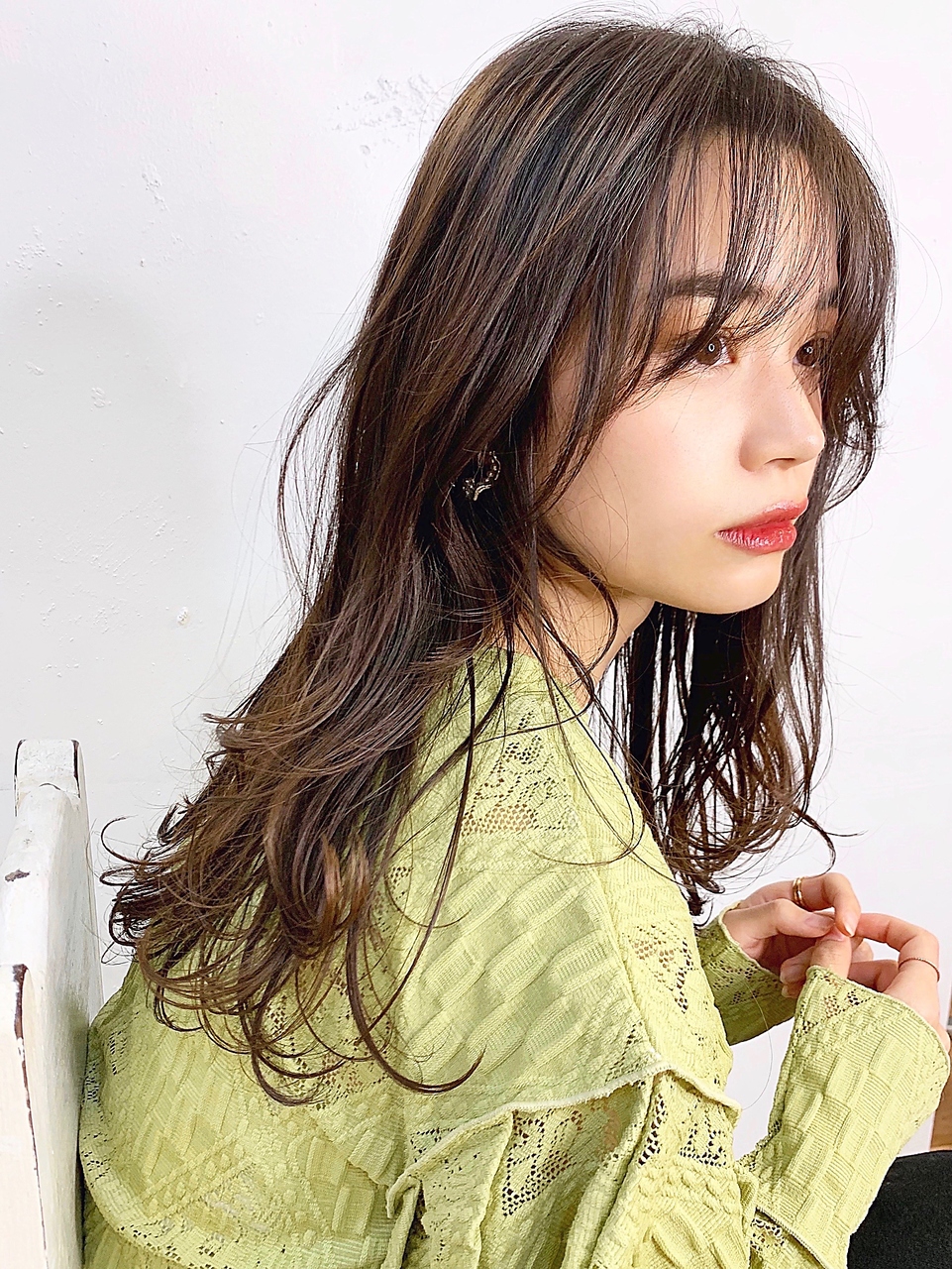 うざバング ショコラカラー 韓国ヘア L シエル Ciel のヘアカタログ ホットペッパービューティー