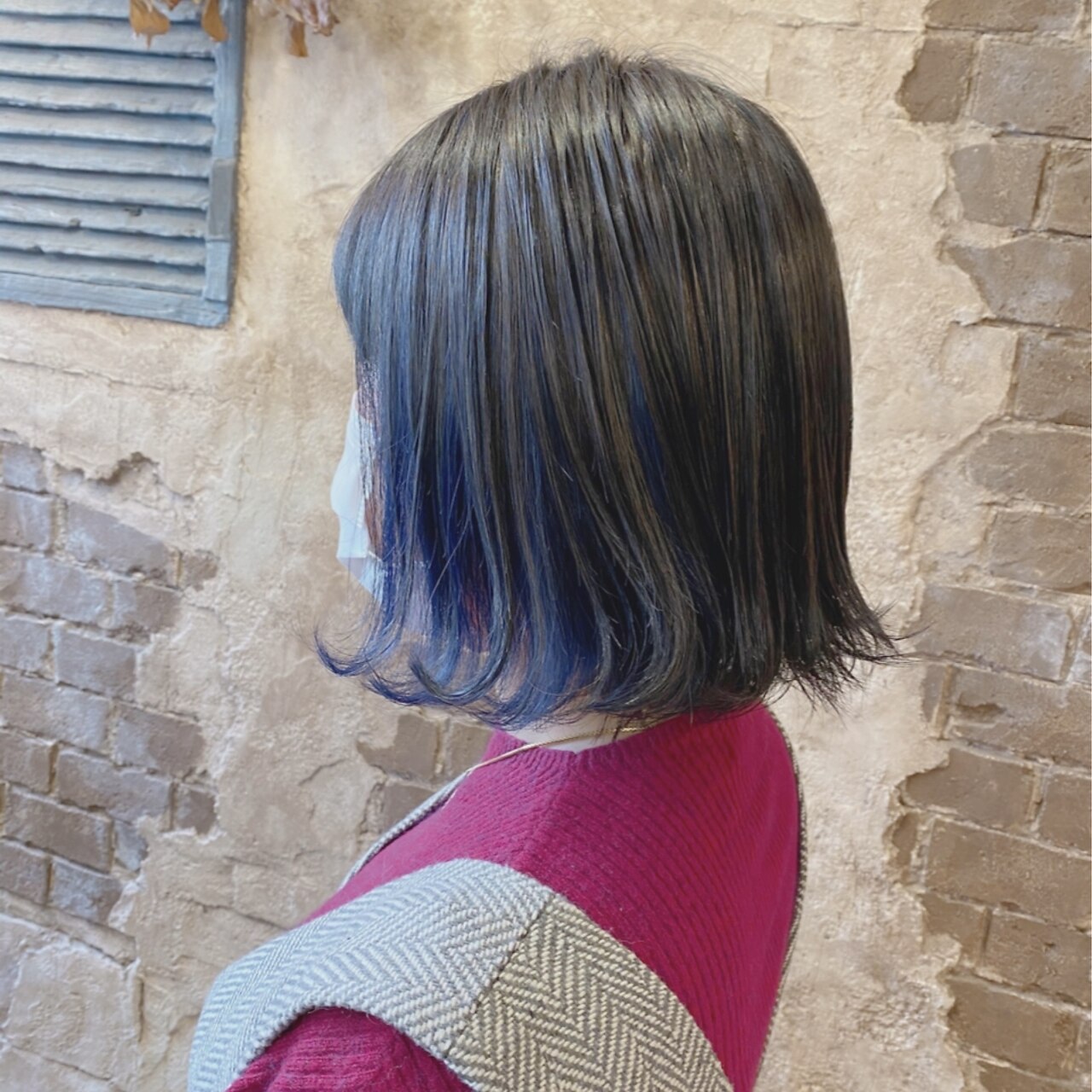 magiy hair [yumoto]ブルーアッシュボブ