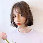 ワンカールボブ_ショートパーマホワイトアッシュ_8369