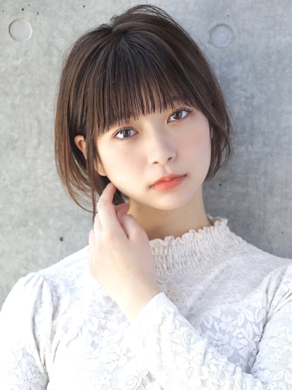 前髪あり大人ショートボブ20代30代40代【AIN.表参道】川原大地
