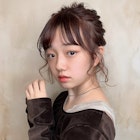 【デュアプレ】シュシュ×お団子アレンジ