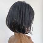【バッサリ】大人の束感ボブでイメージチェンジ。【黒髪ボブ】