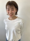 レイヤーボブ／ベージュ