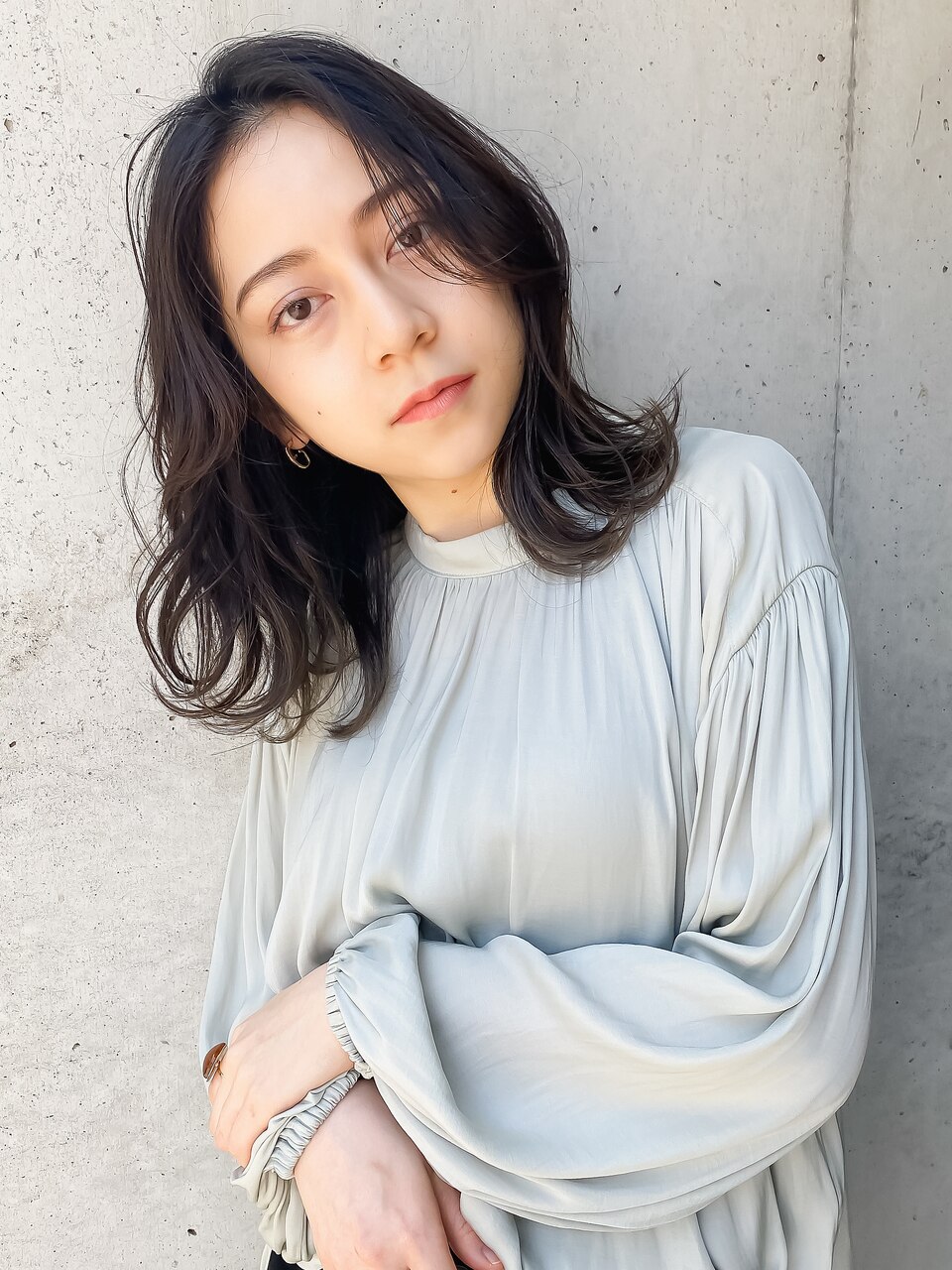 【飛田野】前髪なし 大人可愛いレイヤーくびれミディ