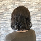 ゆるふわパーマボブ&マットアッシュカラー