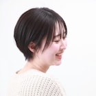 頭の形が綺麗に見えるショート◎