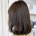 福山市人気Caary自然グラデーションローライト ミディアムボブ