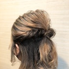 ハーフアップ