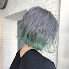 裾カラー×ボブ