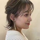 【F.】ハーフアップボブ