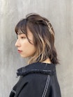 インナーカラー金ピン簡単アレンジヘア