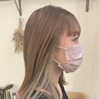 イヤリングカラーでイメチェン☆ミルクティーアッシュ