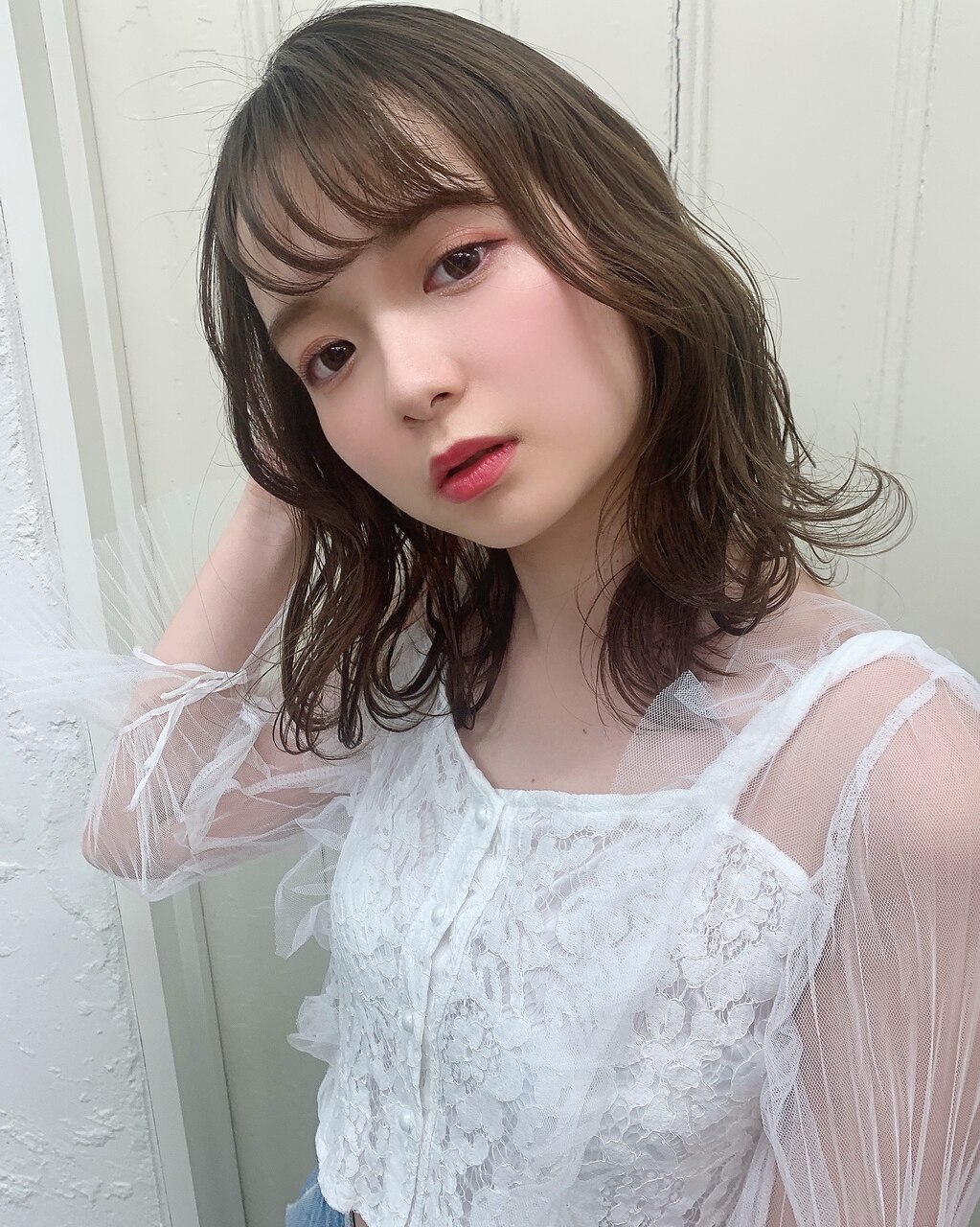 大人かわいい×エアリーミディ