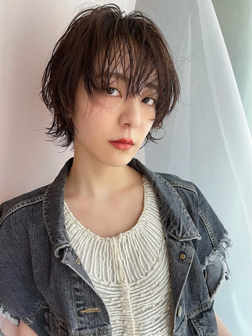 2021春★マッシュウルフパーマ【本多身和子】