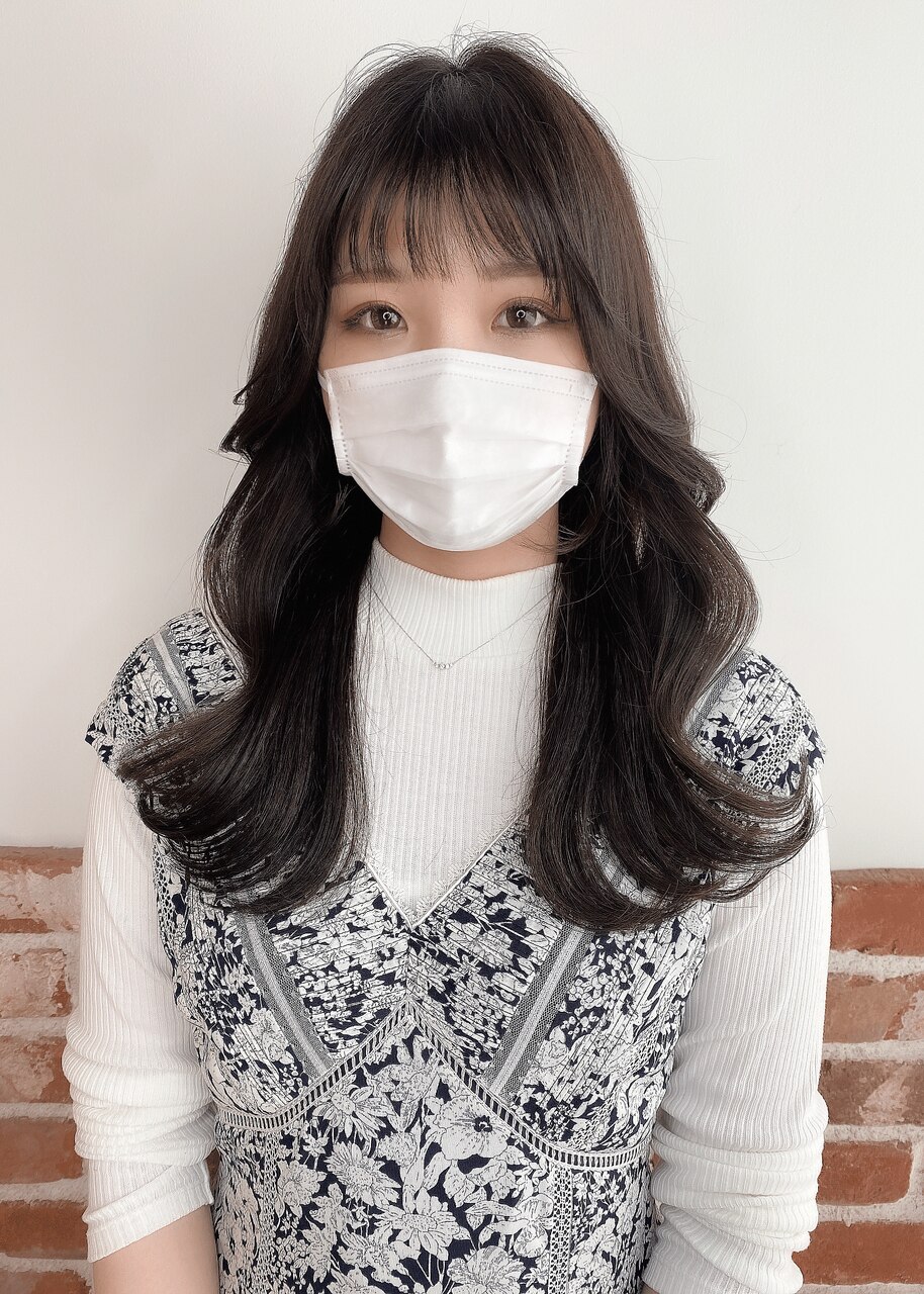 可愛さUP♪クビれ韓国レイヤーロング