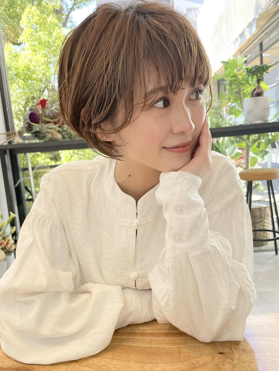 女性の憧れショート！前髪で決まるモてヘア
